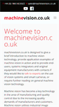 Mobile Screenshot of machinevision.co.uk